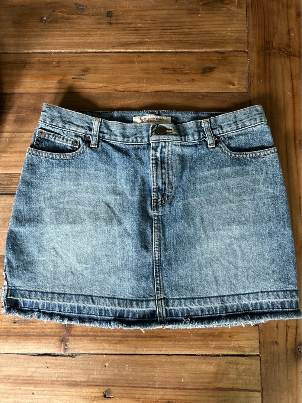 Abercrombie & Fitch Light Blue Denim Mini Skirt- Size 2